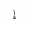 Oceľový piercing banán s kryštálmi mix farieb 1,6 x 10mm Veľkosť: Světlý safír 1,6 x 10mm Oceľový piercing banán s kryštálmi mix farieb 1,6 x 10mm Veľkosť: Světlý safír 1,6 x 10mm