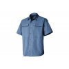 Košile Zulo II Geoff Anderson krátký rukáv - modrá - Velikost: L