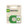 Batéria 6F22 nabíjací 9V/200mAh GP B2552 Recyko 1ks Batéria 6F22 nabíjací 9V/200mAh GP B2552 Recyko 1ks