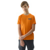Chlapčenské turistické tričko s krátkym rukávom 4F JUNIOR-TSHIRT-4FJWSS24TTSHM1131-70S-ORANGE Oranžová 164 2024 Chlapčenské turistické tričko s krátkym rukávom 4F JUNIOR-TSHIRT-4FJWSS24TTSHM1131-70S-ORANGE Oranžová 164 2024