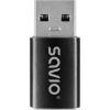 Savio USB-C 3.1 (F) - USB-A 3.1 (M) adaptér AK-81 Savio USB-C 3.1 (F) - USB-A 3.1 (M) adaptér AK-81