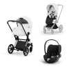 Cybex Platinum CYBEX Priam 5.0 Travel Set + Cloud T - Style Collection off white 2026 chrome brown Cybex Platinum CYBEX Priam 5.0 Travel Set + Cloud T - Style Collection off white 2026 chrome brown