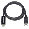 PremiumCord PremiumCord DisplayPort 1.2 na HDMI 2.0 kabel pro rozlišení 4Kx2K@60Hz, 1m PremiumCord PremiumCord DisplayPort 1.2 na HDMI 2.0 kabel pro rozlišení 4Kx2K@60Hz, 1m
