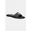 Šľapky MICHAEL Michael Kors Milan Slide hnedá farba, 40F5MLFS1B.200 EUR 38 Šľapky MICHAEL Michael Kors Milan Slide hnedá farba, 40F5MLFS1B.200 EUR 38