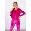 Velúrová súprava s ozdobnými pruhmi MI9103 tmavá fuchsia Univerzálna Fuchsia Velúrová súprava s ozdobnými pruhmi MI9103 tmavá fuchsia Univerzálna Fuchsia