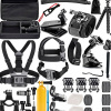Príslušenstvo 50v1 pre GoPro Hero (všetky modely) – popruhy, kufrík Braders Príslušenstvo 50v1 pre GoPro Hero (všetky modely) – popruhy, kufrík Braders