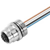 Weidmüller SAIE-M12B-4-1.0U-M16 upravený zástrčkový konektor pre senzory - aktory, 1513040000, 1 ks; 1513040000 Weidmüller SAIE-M12B-4-1.0U-M16 upravený zástrčkový konektor pre senzory - aktory, 1513040000, 1 ks; 1513040000