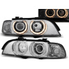 BMW E39 95-03 - predné chrom svetlá s ANGEL EYES pre xenon BMW E39 95-03 - predné chrom svetlá s ANGEL EYES pre xenon