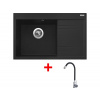 Sinks RIM 780 L Metalblack + Elasta nerez/čierná Sinks RIM 780 L Metalblack + Elasta nerez/čierná