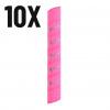 FLOORBEE Hexa Light Sticky ECO Grip 10-pack 10 ks, neónovo ružová FLOORBEE Hexa Light Sticky ECO Grip 10-pack 10 ks, neónovo ružová