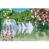 Vymalujsisam.sk Maľovanie podľa čísiel - Rozprávkový vodopád Veľkosť: 40x60cm, Rám: Bez rámu, iba zrolované plátno Vymalujsisam.sk Maľovanie podľa čísiel - Rozprávkový vodopád Veľkosť: 40x60cm, Rám: Bez rámu, iba zrolované plátno
