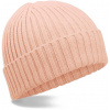BEECHFIELD B 341B / Detská pletená čiapka z bio bavlny - peach Univerzálna BEECHFIELD B 341B / Detská pletená čiapka z bio bavlny - peach Univerzálna