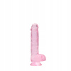 Gélové dildo RealRock s prísavkou 15 cm ružové Gélové dildo RealRock s prísavkou 15 cm ružové
