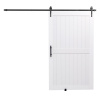 Vevor Posuvné dvere typu stodola 1219×2134mm, mdf panel, pvc povrch, h-rám GCMFHBHXTZBSOVGLO001V0 Vevor Posuvné dvere typu stodola 1219×2134mm, mdf panel, pvc povrch, h-rám GCMFHBHXTZBSOVGLO001V0