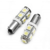 Interlook Auto LED žiarovka BA9S 9 SMD 5050 H6W Interlook Auto LED žiarovka BA9S 9 SMD 5050 H6W