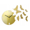 Hodiny - Nástenné hodiny Ultra 3D Silent zlaté motýle (Hodiny - Nástenné hodiny Ultra 3D Silent zlaté motýle) Hodiny - Nástenné hodiny Ultra 3D Silent zlaté motýle (Hodiny - Nástenné hodiny Ultra 3D Silent zlaté motýle)