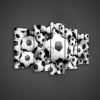 Obraz na plátne viacdielny - OB3527 - Futbalová lopta 100cm x 60cm - S17 Obraz na plátne viacdielny - OB3527 - Futbalová lopta 100cm x 60cm - S17