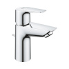 Umývadlová batéria GROHE Start Edge chróm 24196001 Umývadlová batéria GROHE Start Edge chróm 24196001