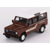 Land Rover Defender 110 1985 County Station Wagon Russet Brown - Mini GT 1: Land Rover Defender 110 1985 County Station Wagon Russet Brown - Mini GT 1: