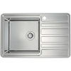 Kuchyňský dřez Alveus Rando 30 QC Satin, levý, pro horní montáž 1149525 Kuchyňský dřez Alveus Rando 30 QC Satin, levý, pro horní montáž 1149525