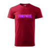 Sablio Tričko s potlačou Fortnite Pink - červené 5XL Sablio Tričko s potlačou Fortnite Pink - červené 5XL