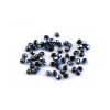 Sklenené korálky brúsené ohňovky 3 mm - 5 g 8 23980/28701 čierna AB Sklenené korálky brúsené ohňovky 3 mm - 5 g 8 23980/28701 čierna AB