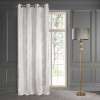 Eurofirany Záves 140x250 cm zamatový biely, šampanský na kovové krúžky LUNA 2 - Limited Collection Eurofirany Záves 140x250 cm zamatový biely, šampanský na kovové krúžky LUNA 2 - Limited Collection