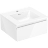 Mexen Orio, kúpeľňová skrinka 50 cm s umývadlom Otis, 1 zásuvka, biela lesklá, 91A10-05023-1-BF00-W18M00 Mexen Orio, kúpeľňová skrinka 50 cm s umývadlom Otis, 1 zásuvka, biela lesklá, 91A10-05023-1-BF00-W18M00