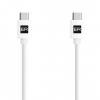 Kábel ER Power ERPWCC3A200-WH USB-C/ C 3A 60W, 200cm, bílý Kábel ER Power ERPWCC3A200-WH USB-C/ C 3A 60W, 200cm, bílý