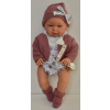 Realistické miminko - holčička - Marina v růžovém svetříku od firmy Lamagik (španělské miminko 42 cm) Realistické miminko - holčička - Marina v růžovém svetříku od firmy Lamagik (španělské miminko 42 cm)