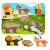 Lucy & Leo - Lesné zvieratká - Drevené vkladacie puzzle 7 dielikov Lucy & Leo - Lesné zvieratká - Drevené vkladacie puzzle 7 dielikov