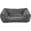 Vital Bed JONNA ortopedický obdĺžnikový pelech 120 x 80 cm, manšestrový plyš, tmavosivá Vital Bed JONNA ortopedický obdĺžnikový pelech 120 x 80 cm, manšestrový plyš, tmavosivá