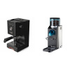 Gaggia Classic UP, black + Rancilio Rocky Doserless Gaggia Classic UP, black + Rancilio Rocky Doserless