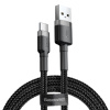 NONAME Baseus CATKLF-BG1 Cafule Kabel USB-C 3A 1m Grey/Black NONAME Baseus CATKLF-BG1 Cafule Kabel USB-C 3A 1m Grey/Black