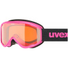 Detské lyžiarske okuliare Uvex Speedy Nova - ružová/laserové zlato (S2) uni Detské lyžiarske okuliare Uvex Speedy Nova - ružová/laserové zlato (S2) uni