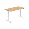 Hobis Pracovný stôl RUN, PO, 3S, 160x64,5-130,5x80 cm, dub/biela Hobis Pracovný stôl RUN, PO, 3S, 160x64,5-130,5x80 cm, dub/biela