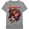 Tričko Deadpool - Deadpool Collage 1 Šedá XL Tričko Deadpool - Deadpool Collage 1 Šedá XL