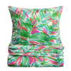 Posteľná Bielizeň VERDERA z mikrovlákna s motívom listov 140x200 + 1*70x80 cm HOMLA Posteľná Bielizeň VERDERA z mikrovlákna s motívom listov 140x200 + 1*70x80 cm HOMLA
