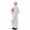Kostým pre chlapca- Pápežský outfit White Cassock Priest 128 (Univerzálny pápež pre deti vo veku 6-8 rokov) Kostým pre chlapca- Pápežský outfit White Cassock Priest 128 (Univerzálny pápež pre deti vo veku 6-8 rokov)