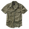Brandit košile Vintage shirt shortsleeve olivová Brandit košile Vintage shirt shortsleeve olivová
