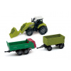 Wiky vehicles Traktor na setrvačník s efekty set s přívěsem 15 cm Wiky vehicles Traktor na setrvačník s efekty set s přívěsem 15 cm