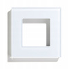 Sklenený rámik BIELY, 1-násobný, pre systém RTX SH Sklenený rámik BIELY, 1-násobný, pre systém RTX SH