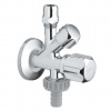 Grohe Universal Originálny WAS kombi-rohový ventil, chróm 22035000-GR Grohe Universal Originálny WAS kombi-rohový ventil, chróm 22035000-GR