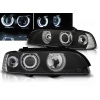 BMW E39 95-03 - predné čierna svetlá s ANGEL EYES CCFL BMW E39 95-03 - predné čierna svetlá s ANGEL EYES CCFL