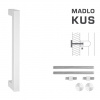 FT - MADLO kód 802K 25x25 mm UN ks BIM - biela matná (FBO) 25x25 mm 1200 mm – cena za ks FT - MADLO kód 802K 25x25 mm UN ks BIM - biela matná (FBO) 25x25 mm 1200 mm – cena za ks