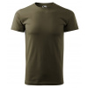 MALFINI Tričko BASIC, krátky rukáv, pánske Farba: Army, Veľkosť: M MALFINI Tričko BASIC, krátky rukáv, pánske Farba: Army, Veľkosť: M