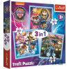 Trefl 3v1 Tlapková patrola Mocná štěňata 20 36 a 50 dielov Trefl 3v1 Tlapková patrola Mocná štěňata 20 36 a 50 dielov