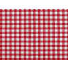 Bavlnená látka / plátno Kanafas väčšia kocka / káro červená 1m Bavlnená látka / plátno Kanafas väčšia kocka / káro červená 1m