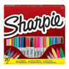 Sharpie, 2079809, umelecké fixky z USA, Combo pack, rôzne hroty, 20 ks Sharpie, 2079809, umelecké fixky z USA, Combo pack, rôzne hroty, 20 ks