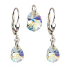 Súprava šperkov s kryštálmi Swarovski náušnice a prívesok AB efekt slza 39083.2 Súprava šperkov s kryštálmi Swarovski náušnice a prívesok AB efekt slza 39083.2